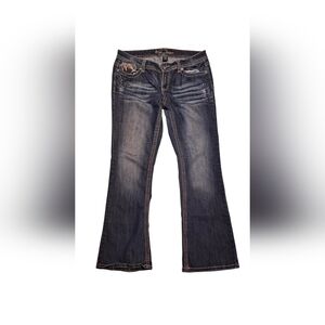 Ariya Plus Size Embellished Jeans Junior Sz 15/16 EUC Game Night Denim Casual